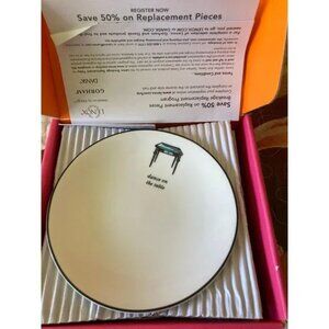 READ * Kate Spade Lenox Concord Square Cause a Stir Tidbit Plates Set w Box